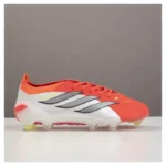 حذاء كرة قدم أديداس F50 أبيض / برتقالي – FG