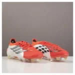 حذاء كرة قدم أديداس F50 أبيض / برتقالي – FG